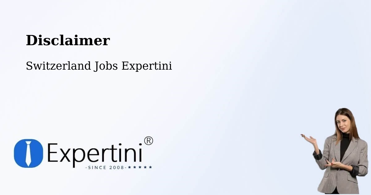 Disclaimer - Switzerland Jobs Expertini